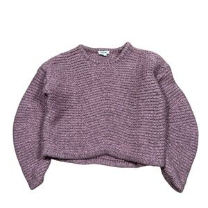 Cozy Purple Knit Sweater